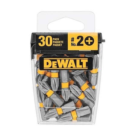 DEWALT Dewalt 2896686 No.2 x 1 in. Maxfit Phillips S2 Tool Steel Insert Bit - 0.25 in. Hex Shank - Pack of 4; 30 per Pack 2896686
